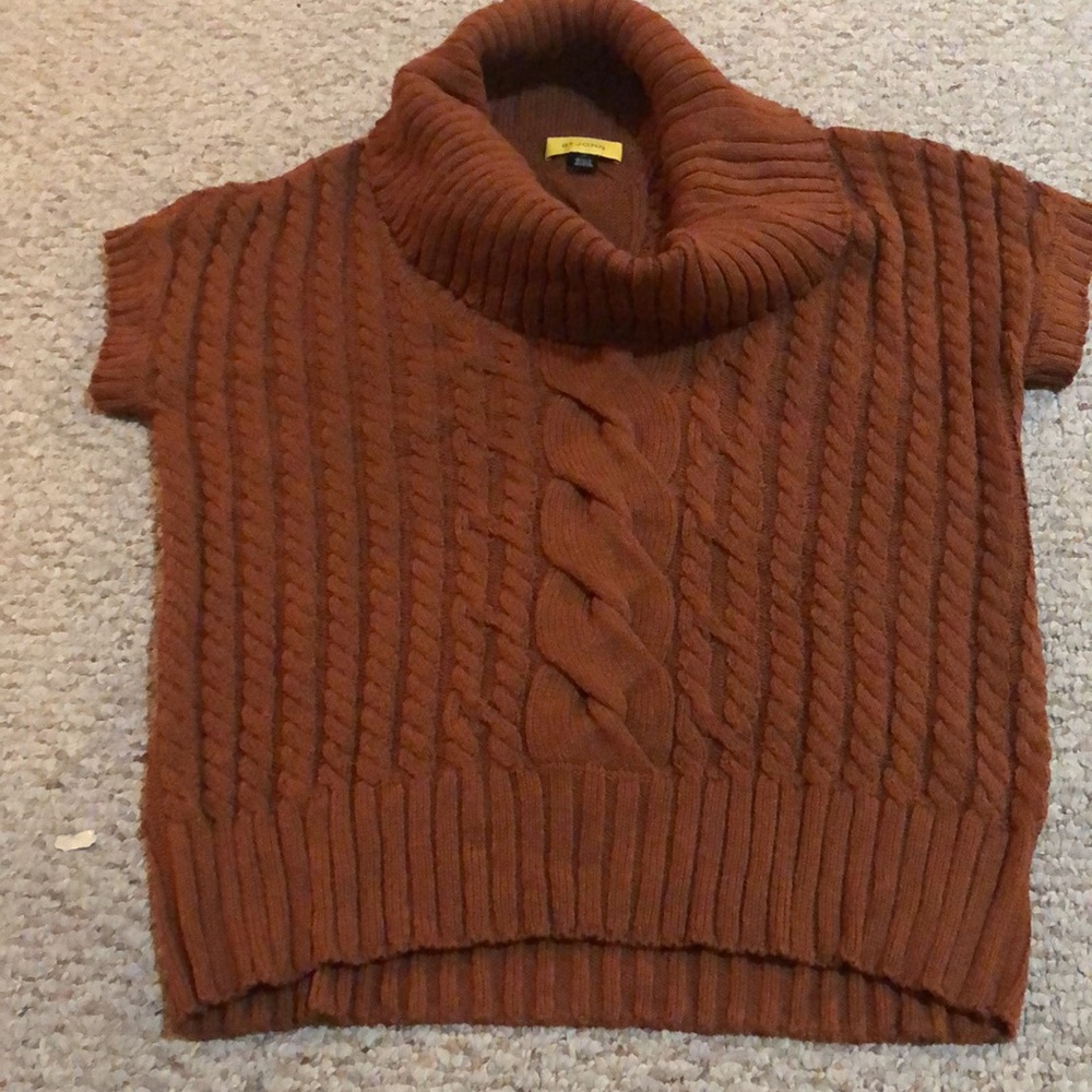 St. John acrylic cowl neck sweater